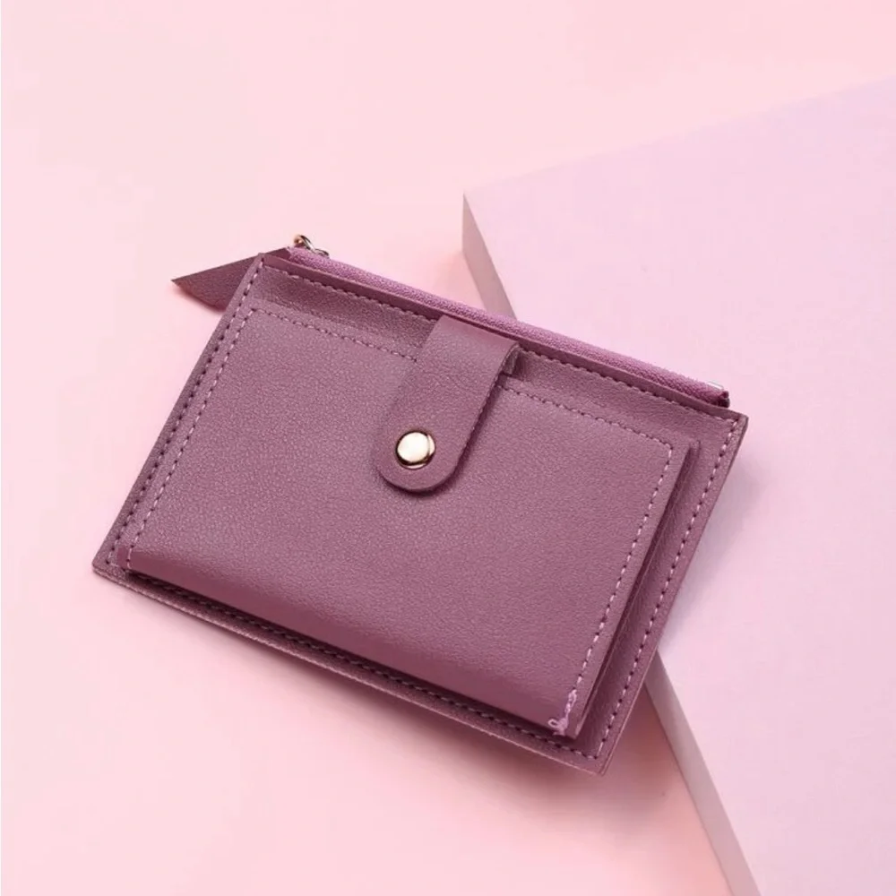 ⚠️Clearance Dusty Pink Slim Bifold Wallet / Cardholder - Picture 2 of 4